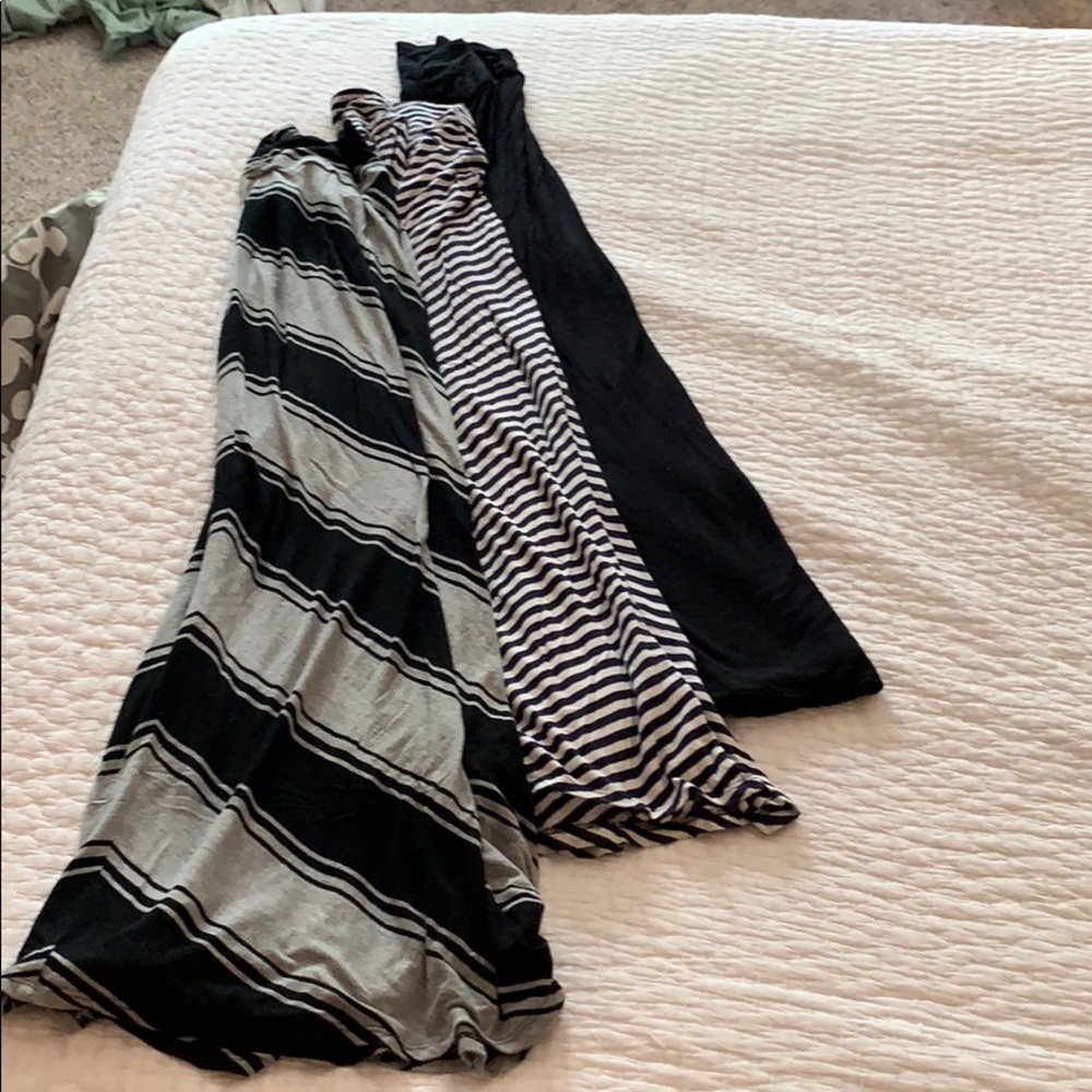 Cotton maxi skirt trio